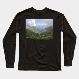 View from Bucegi mountains, Romania, Bucegi National Park Long Sleeve T-Shirt